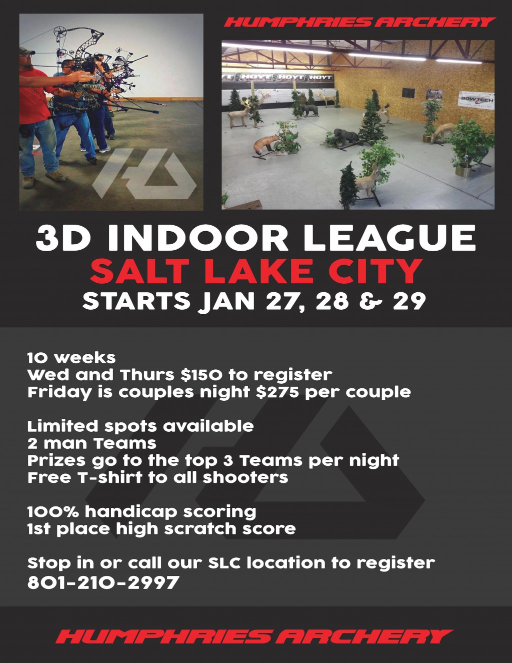 3D Indoor Archery Leagues